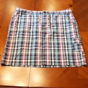 Bass Heritage Plaid Cotton Skirt